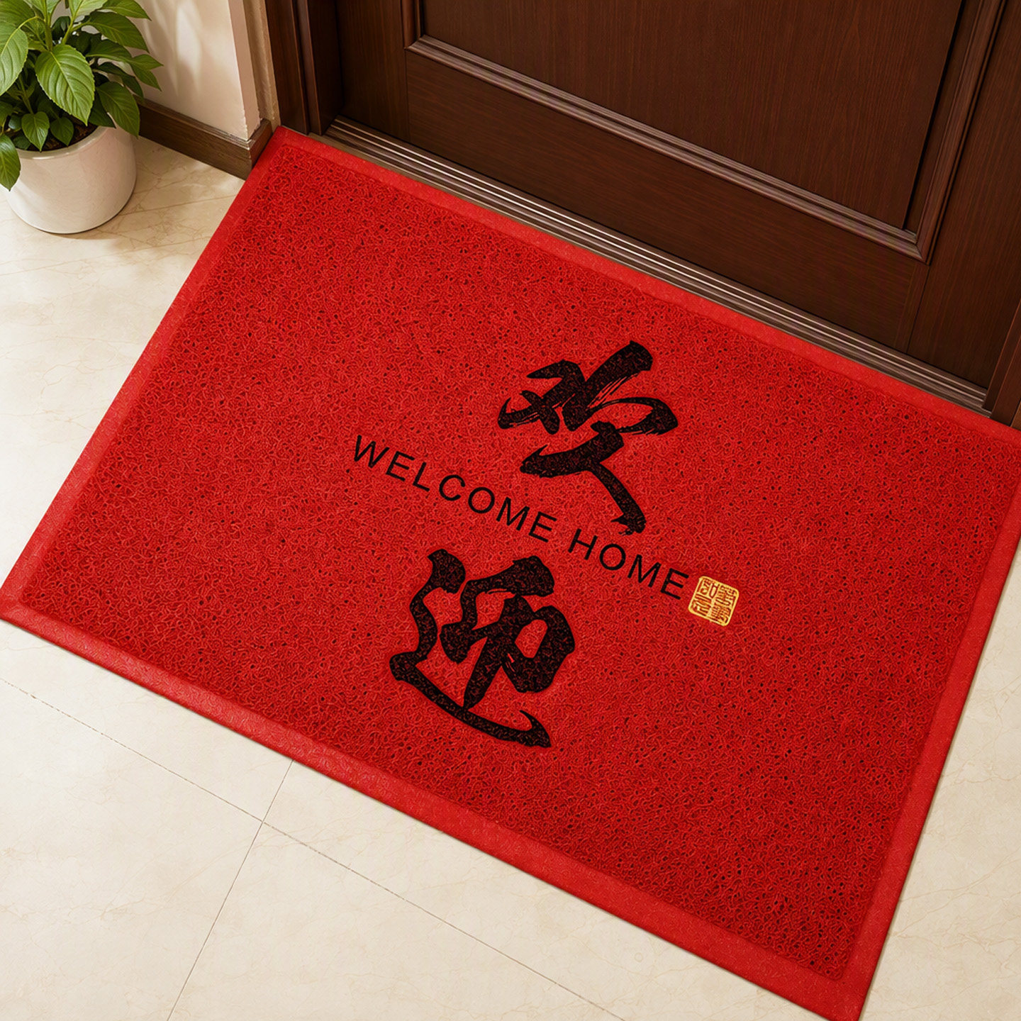 丝圈高级感入户门垫蹭土耐脏