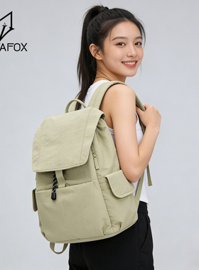 时尚百搭双肩包2026春季新款包包大容量轻便通勤背包休闲简约女包