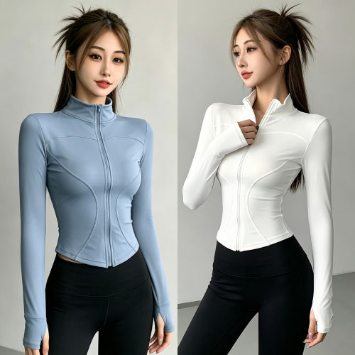 女款速干修身显瘦瑜伽外套