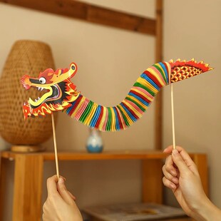 速发接亲婚礼结婚娘照道具新娘伴拍手持摄龙彩龙拍舞伴郎摆拍纸龙