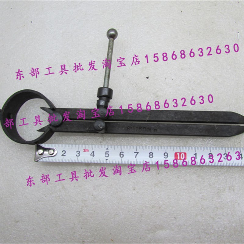 速发白钢弹簧圆规6寸-12寸划线规150-00mm 钳工划线器工业用铁划