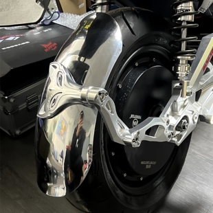 欧老师九号机械师改装MMAX90/110P/小牛U2/U+/N1S后不锈钢挡泥板