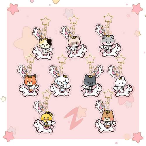 无品牌亚克力钥匙扣卡通