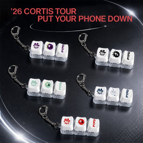 CORTIS‘26PYPD按键钥匙扣