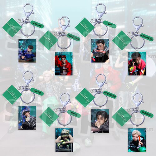 ATEEZ黄金时间亚克力钥匙扣