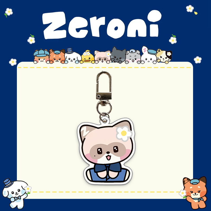 thumbnail for ZB1 Japan Pop-up Acrylic Keychain Pendant Bag Accessories ZERONI Doll Star Peripheral