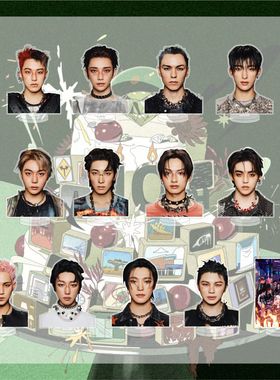 SEVENTEEN HAPPY BURSTDAY新款亚克力双面立牌桌面摆件饰 品明星