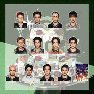 SEVENTEEN HAPPY BURSTDAY新款亚克力双面立牌桌面摆件饰 品明星