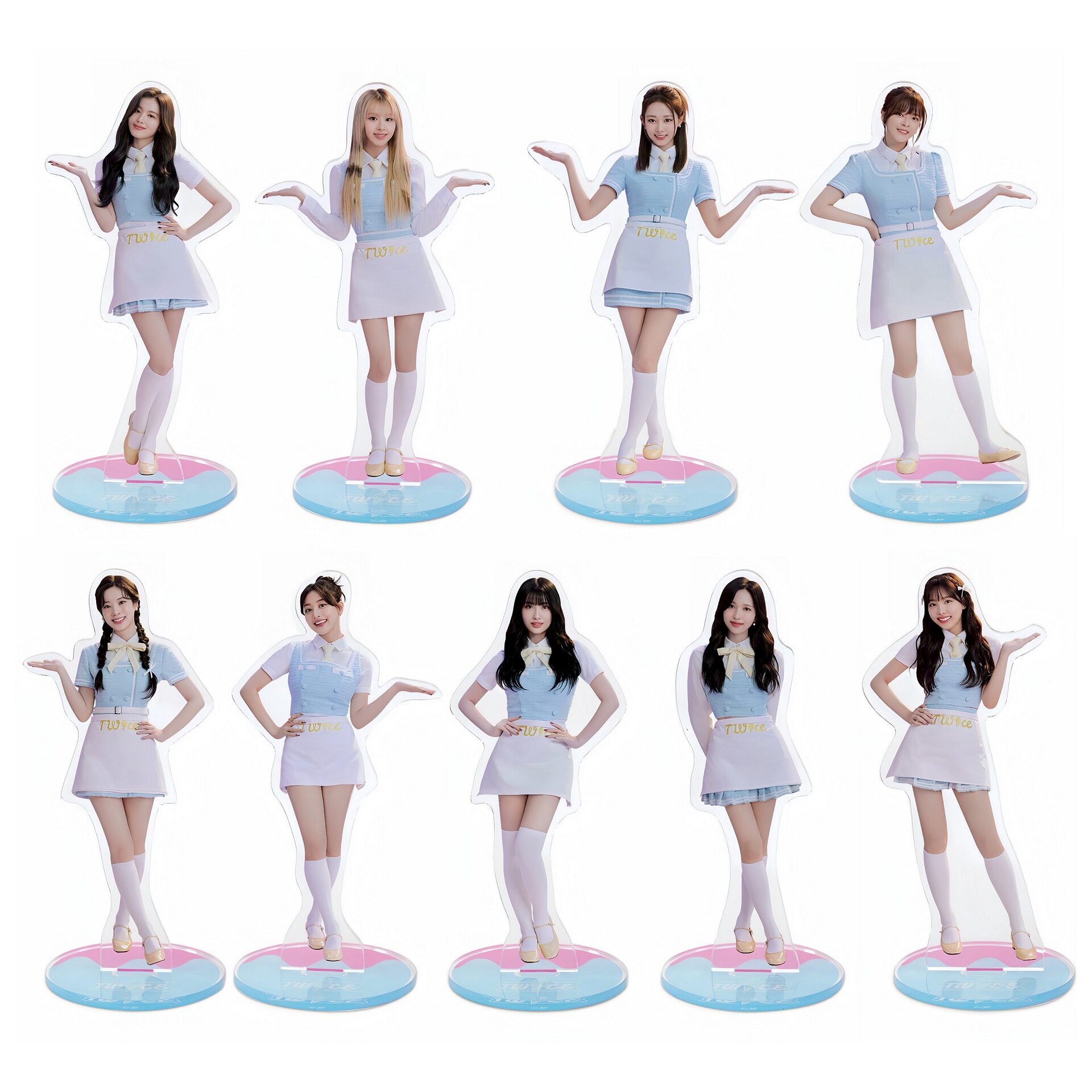 twice 亚克力立牌 韩国女团人形站牌 桌面摆件 明星周边 kpop