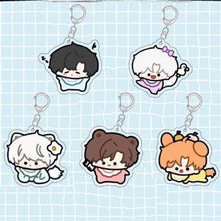 光与夜之恋Q版钥匙扣 萧逸 齐司礼 陆沉 夏鸣星 查理苏 书包挂件