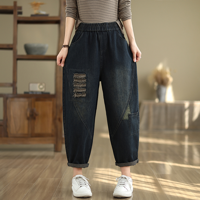 时尚2025年冬季新款牛仔裤