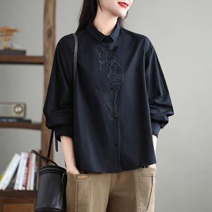 广东普宁衬衫女2026秋季新款欧货爆款小衫高级感轻奢洋气衬衣上衣