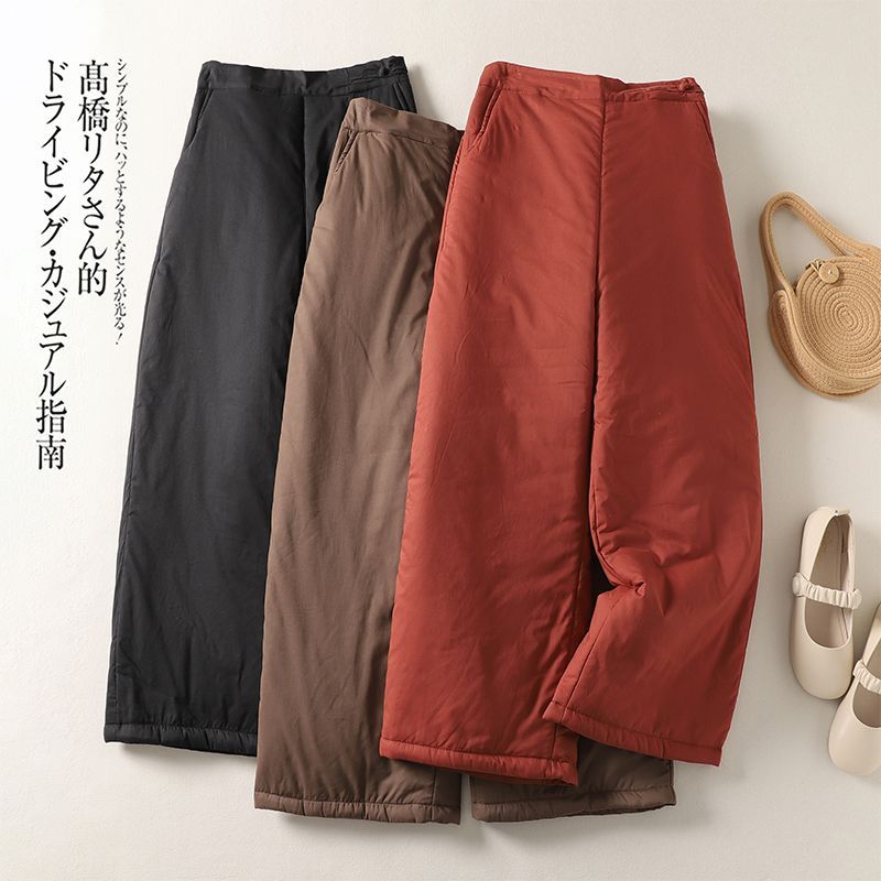 棉裤时尚2025年冬季新款