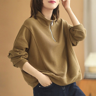 山东即墨卫衣女春秋2026新款欧货爆款上衣大码外套洋气时尚秋装