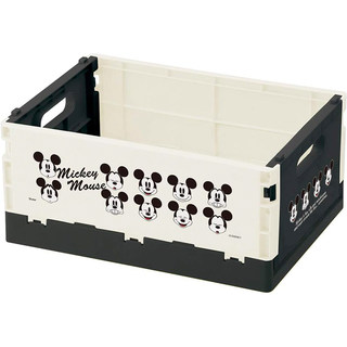 现货日本skater迪士尼米奇米老鼠收纳盒折叠收纳箱儿童遥控器整理