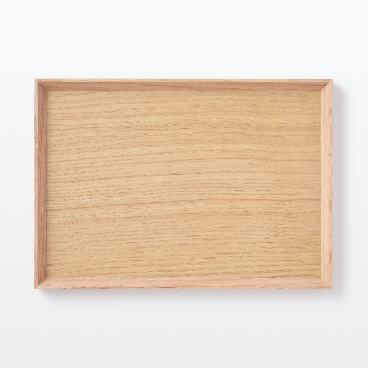 现货日本muji无印良品橡木托盘木质餐盘日式