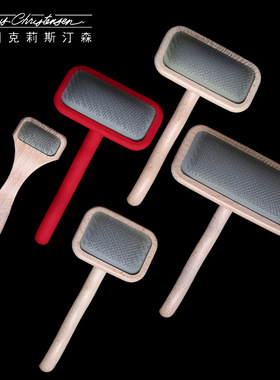 克莉丝汀森克里斯汀森针梳克家永备红中梳子猫狗布偶英短宠物排梳