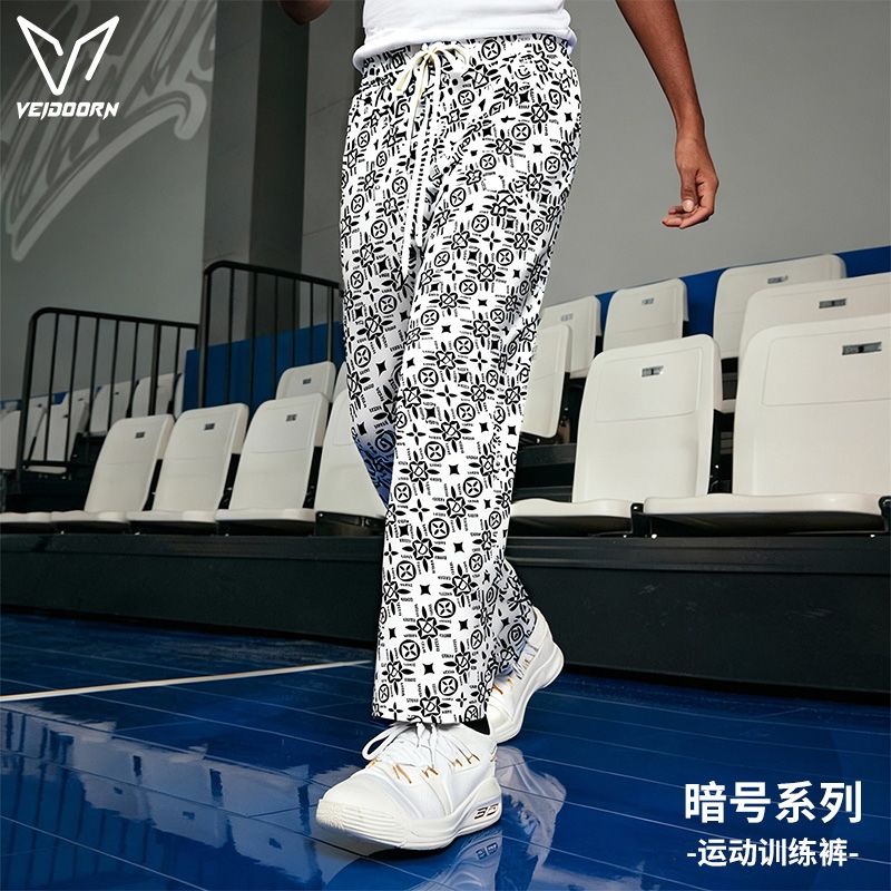 维动暗号训练裤男美式篮球学生运动长裤春宽松青少年时尚休闲卫裤