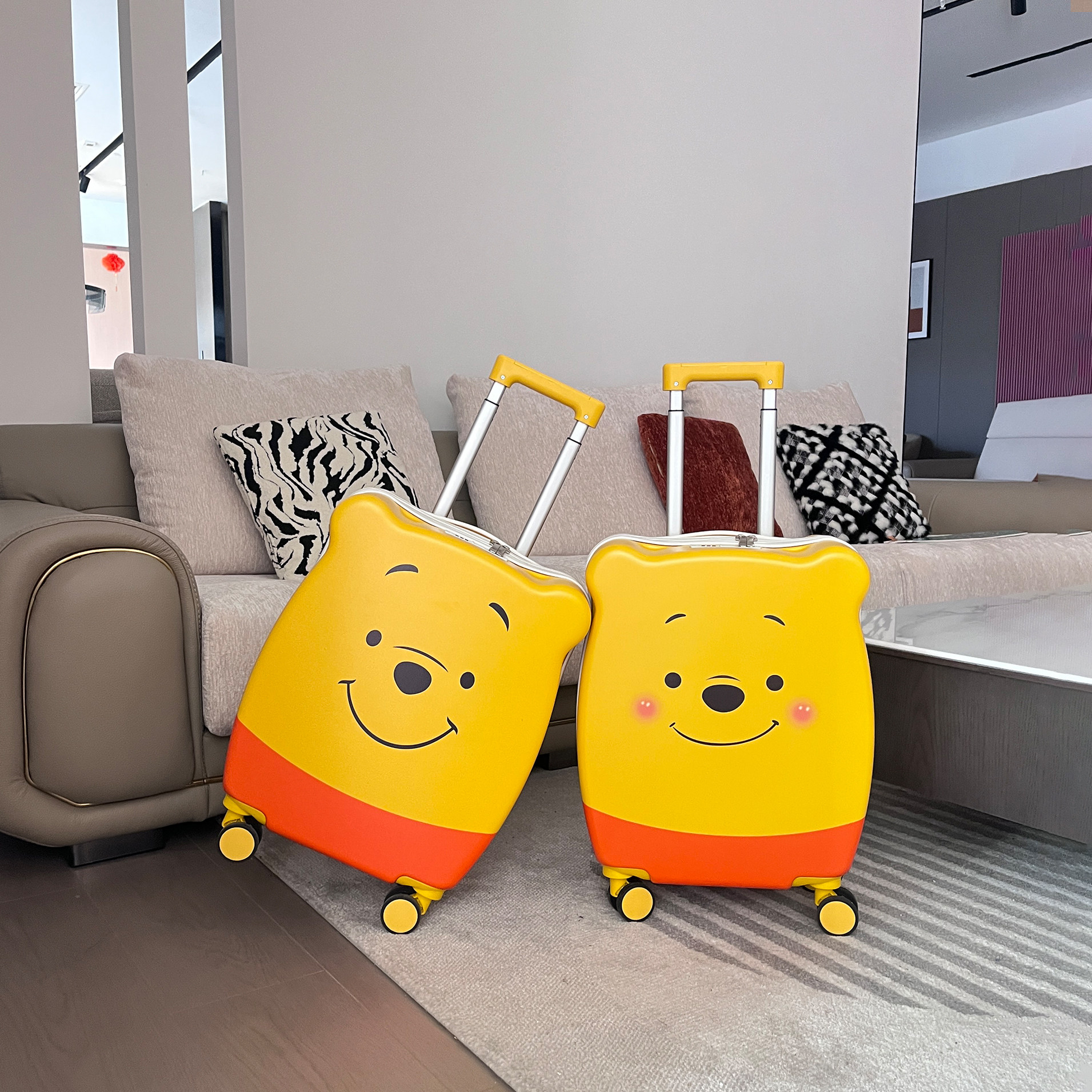 可爱维尼小熊行李箱普贝尔轻便女儿童登机箱卡通结实耐用大容量,箱包皮具/热销女包/男包,旅行箱,淘宝优惠券,粉丝福利购,淘宝优惠卷