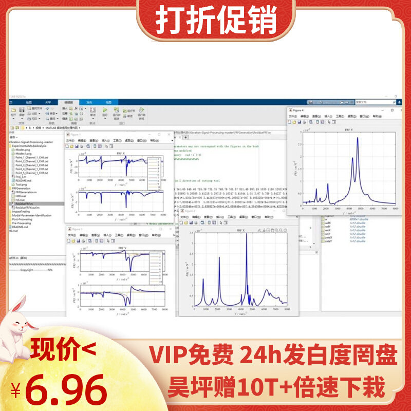 matlab信号处理 模态参数识别代码振动信号分析matlab学习程序怎么看?
