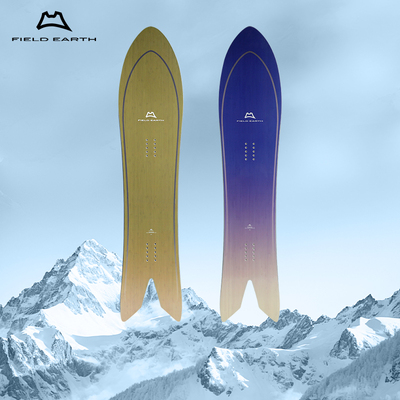 FIELD EARTH单板女粉雪燕尾全能板野雪男板24-25款F系列滑雪板