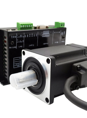 24V48V低压直流伺服电机套装支持485Modbus通讯小型电机马达包邮