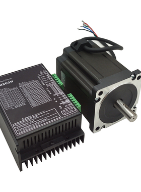 时代超群57/86两相步进电机套装配DM542/DM860驱动大量现货可加刹