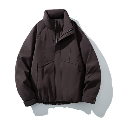 日系极简90白鸭绒羽绒服男