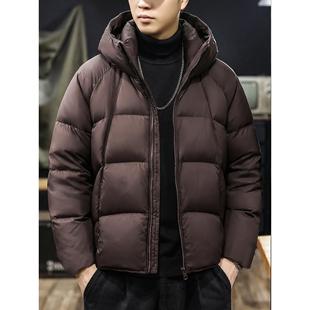 【高充绒量】泡芙连帽羽绒服男2025冬季90白鸭绒保暖极寒加厚外套