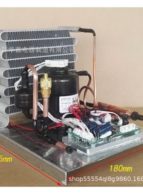 ST19C12V微型压缩机组直流冷凝机组小制冷机组风冷R134aDC 12V