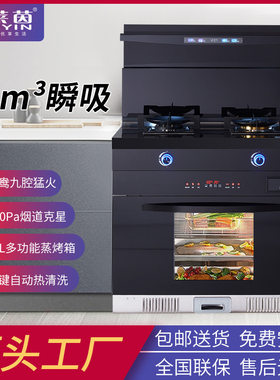厂家直销集成灶家用蒸烤一体集成灶烟灶消套装天然气液化气集成灶