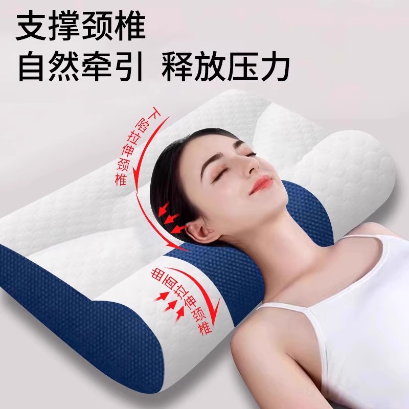 枕头助睡眠护颈枕学生宿舍专用成人睡觉枕芯一对家用不塌陷可水洗