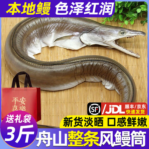 舟山特产风鳗筒整条大号鳗鱼鲞