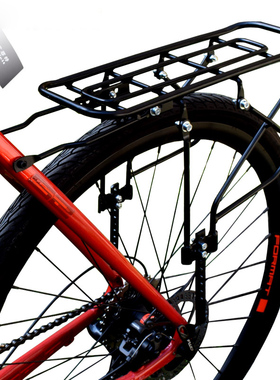 山地车自行车后货架可载人后座架改装尾架配件装备单车载物行李架