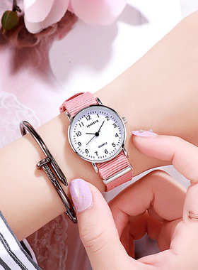 青少年考试手表男士高中学生初中生高颜值防水电子石英表夜光显示