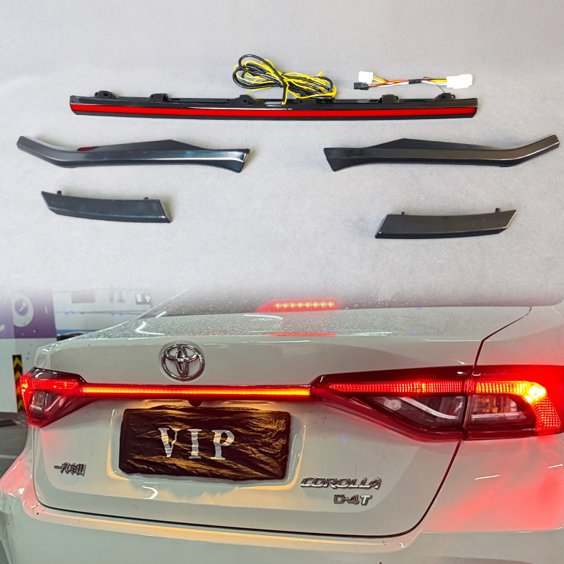 19-24款卡罗拉改装LED流光贯穿灯