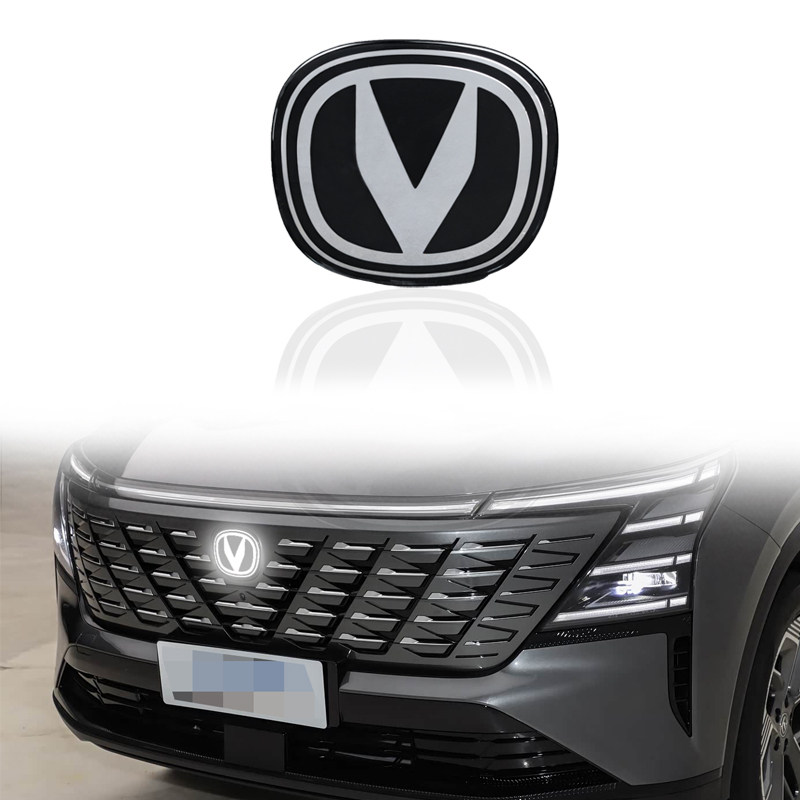 适用于25-26款长安四代CS75Plus车标灯专用中网发光标行车装饰灯