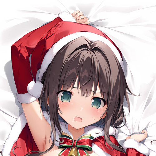 C107画师karory原创圣诞装星宫彩天音动漫二次元周边等身抱枕套