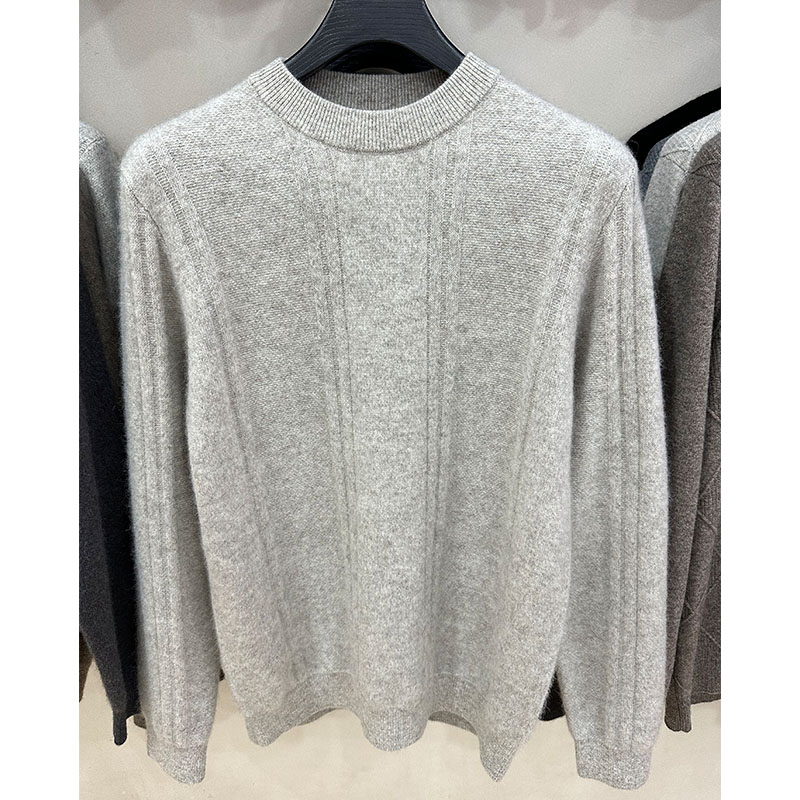 高端品牌羊绒衫男100纯羊绒毛衣