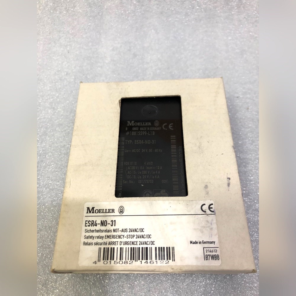金钟穆勒MOELLER安全继电器ESR4-NO-31 24议价