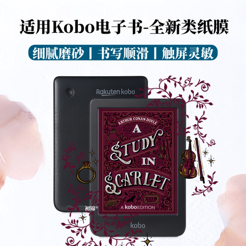 适用Kobo libra colour类纸膜Libra2/h2o磨砂膜Clara BW/hd防反光Sage水凝膜护眼Elipsa 2E电子书阅读器贴膜