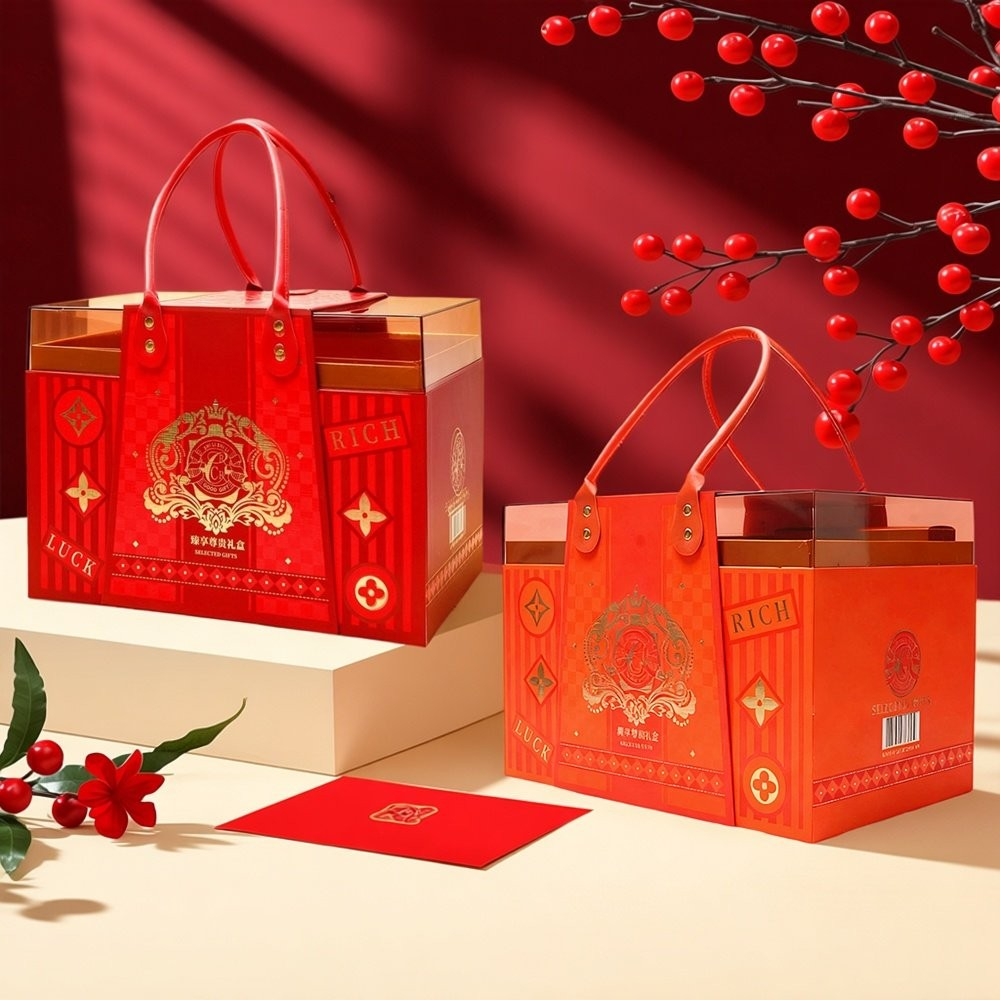 食粒食力2026臻享尊贵·亚克力礼盒年货零食大礼包春节商务伴手礼,零食/坚果/特产,糕点礼盒/伴手礼,淘宝优惠券,粉丝福利购,淘宝优惠卷