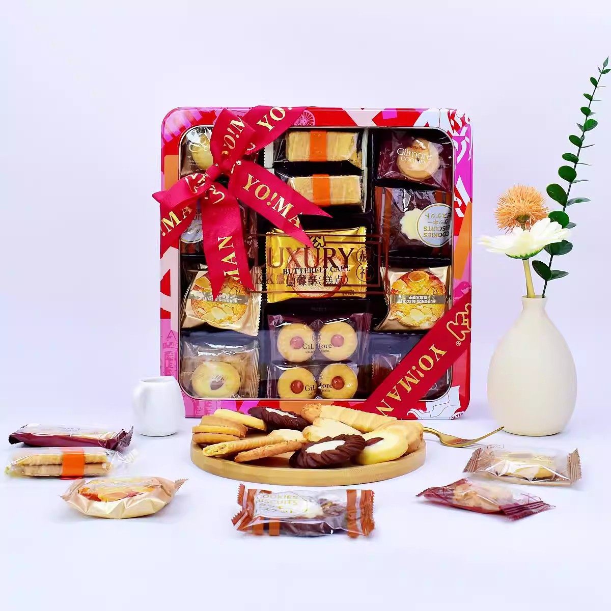 KK728g盛世奢享赫礼双层什锦曲奇饼干糕点心礼盒年节送礼喜饼小吃,零食/坚果/特产,糕点礼盒/伴手礼,淘宝优惠券,粉丝福利购,淘宝优惠卷