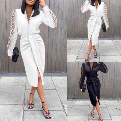 spring women dinner party dress elegant ladies formal skirt