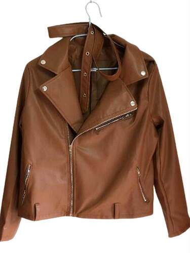 NEW Faux Leather Jacket Women Casual PU Coats For Ladies 5XL