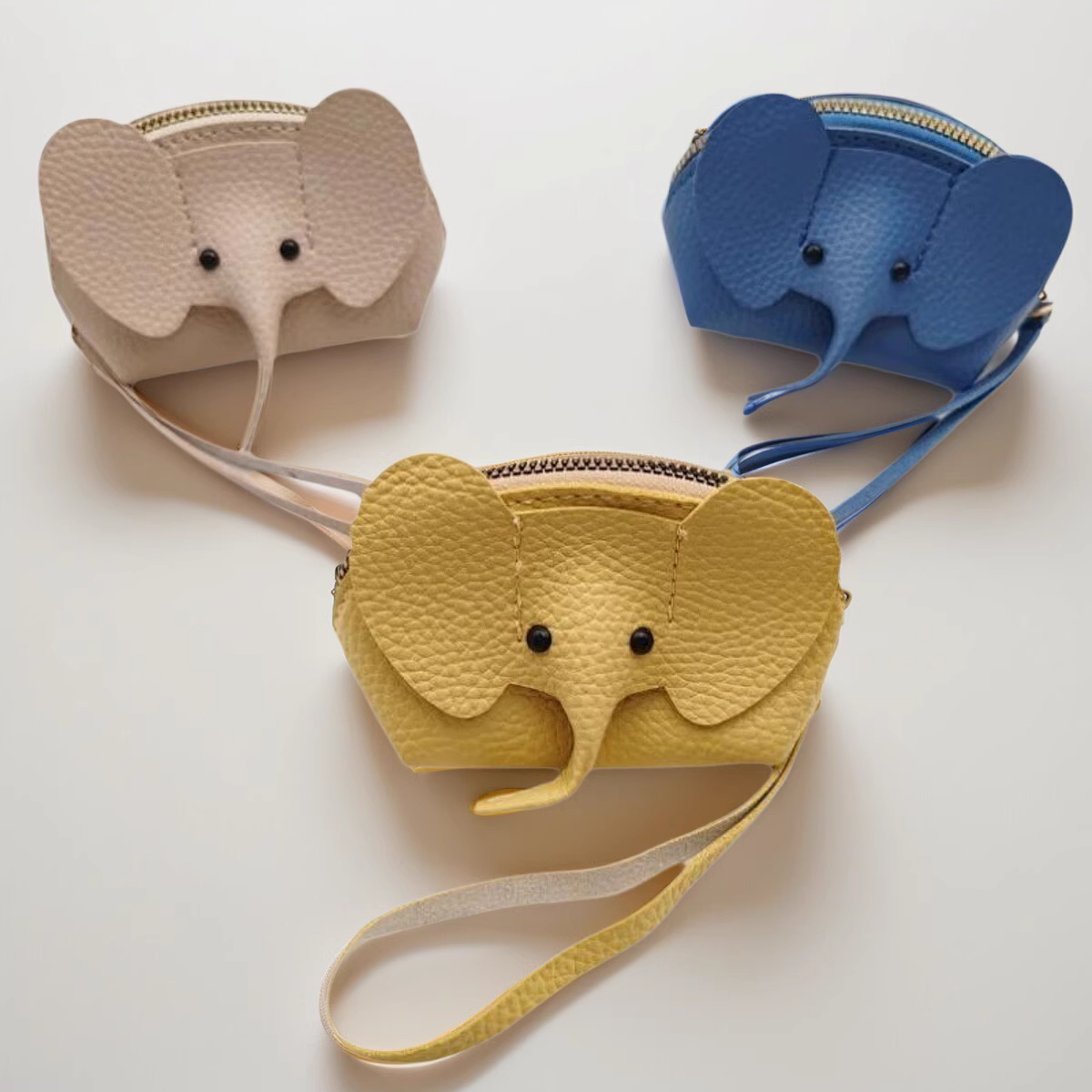 2025新款小象包零钱包女日系挂件钥匙创意拉链卡包学生儿童小钱包