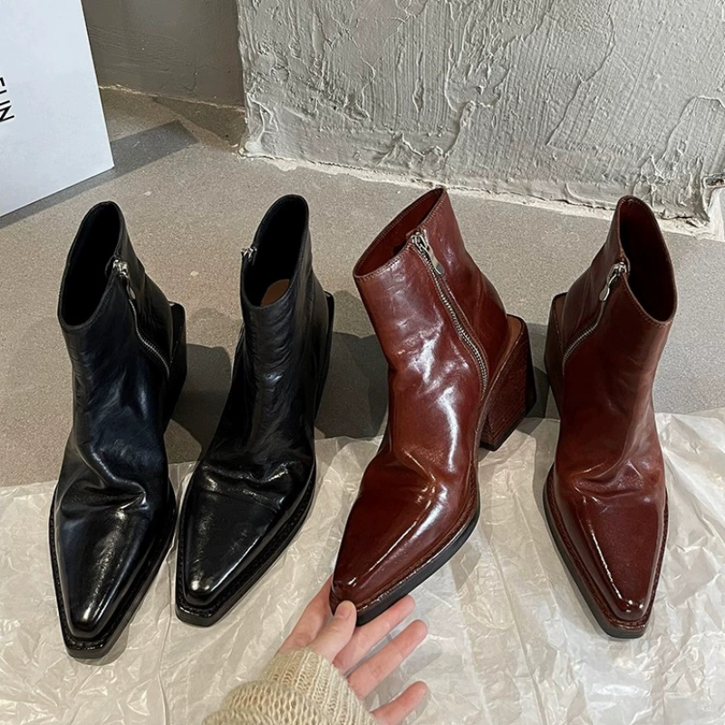 5厘米头层水洗马皮高定气质款里外全马皮623-080