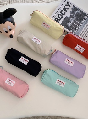 【现货】34223 马卡龙笔袋化妆包小号便携收纳袋手提笔袋洗漱包女