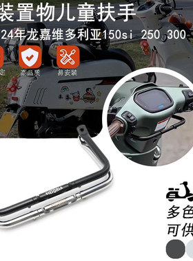 适用24年龙嘉维多利亚150si 250 300改装多功能扶手儿童扶手挂钩