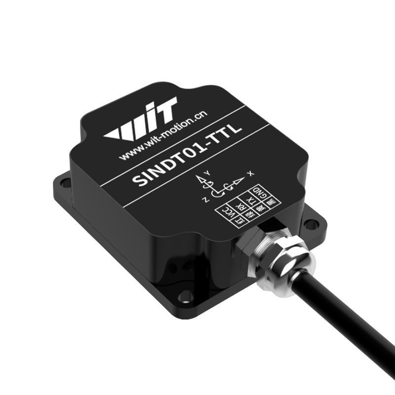 维特智能SINDT01双轴倾角传感器姿态角度测量震动Modbus